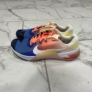 Nike Metcon 7 AMP 'Multicolor' Sunset Pink Blue DM0259-900 Size 11M / 12.5W